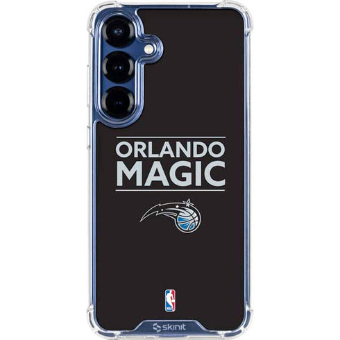 NBA Orlando Magic Standard - Black Galaxy S25 Clear Case